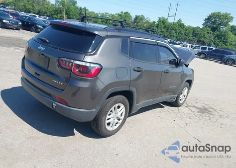 2018 Jeep Compass Sport Fwd from USA, damaged, VIN 3C4NJCAB9JT411468